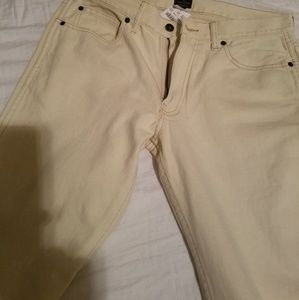 J crew  sutton off white pants